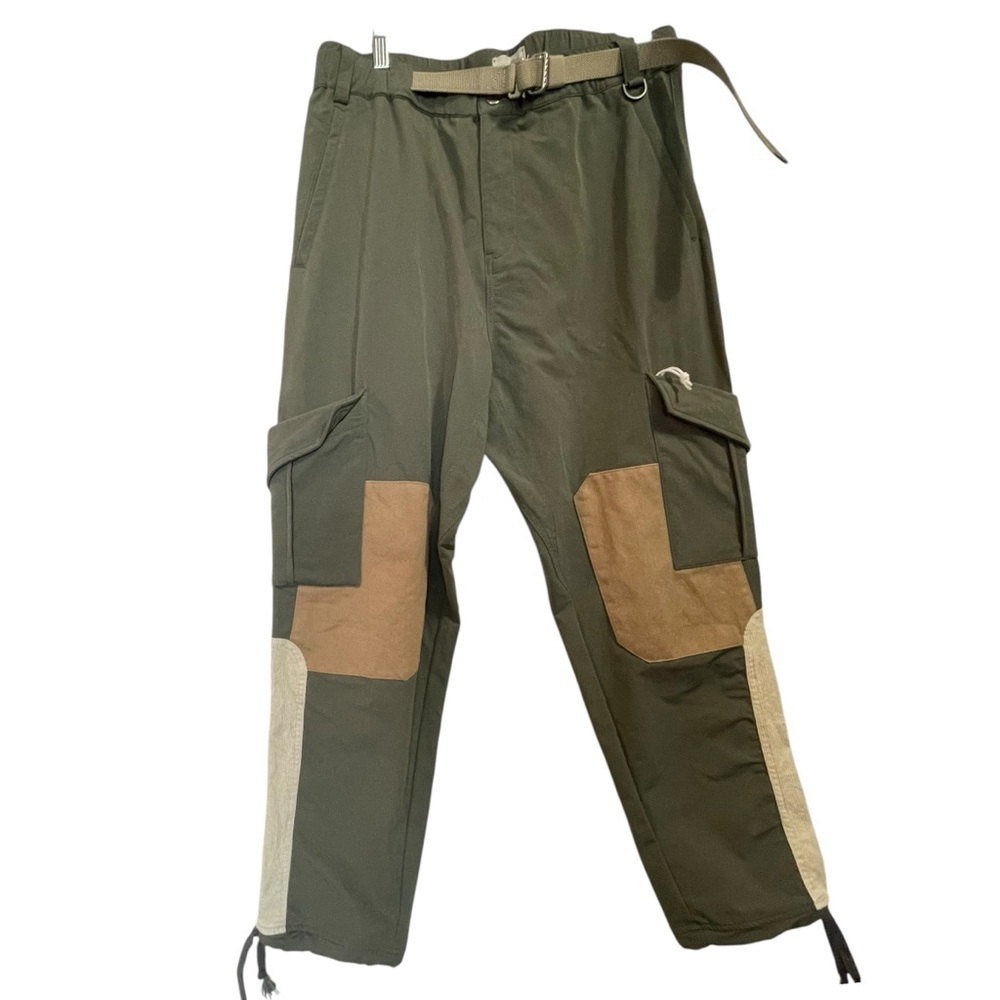 Sango‎ Commuter Y2K Cargo Pants Sage & Ivory Size L
